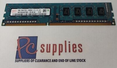 Used Hynix 2GB 1Rx8 PC3-12800U-11-11-A1 Memory (HMT325U6CFR8C)