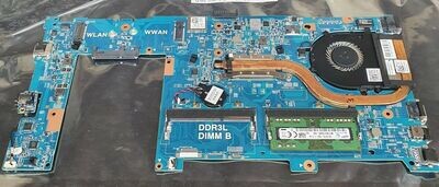 Used Dell Latitude E3340 Laptop Motherboard with i3, 4GB RAM and Heatsink