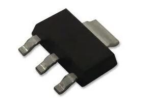 Diode inc ZVN4206GTA+ Power MOSFET, N Channel, 60 V, 1 A, 1.5 ohm, SOT-223, Surface Mount