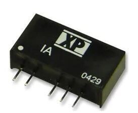 XP Power IA2405S Isolated Through Hole DC/DC Converter, 1kV Isolation, ITE, 1:1, 1 W, 2 Output, 5 V, 100 mA