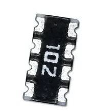 Yageo TC164-JR-071KL Fixed Network Resistor, 1 kohm, Isolated, 4 Elements, 1206 [3216 Metric], 8 Pins, Concave