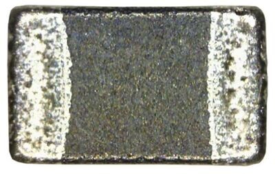 Murata Ferrite Bead (Chip Ferrite Bead), 2 x 1.25 x 0.85mm (0805 (2012M)), 600Ω impedance at 100 MHz (724-1494P)