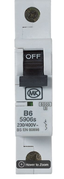 5906SRP2 6AMP MINIATURE CIRCUIT BREAKER