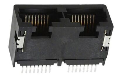 Molex, 44193 Series Female Cat3, Cat4 RJ45 Connector Molex, 44193 Series Female Cat3, Cat4 RJ45 Connector