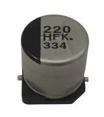 Panasonic EEEFK1H151P SMD Aluminium Electrolytic Capacitor, Radial Can - SMD, 150 µF, 50 V, 2000 hours @ 105°C, Polar