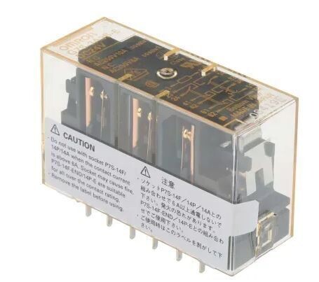 Omron PCB Mount Force Guided Relay, 24V dc Coil Voltage, 6 Pole, 3PDT G7S-3A3B-E