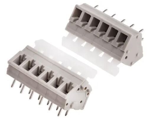 RS PRO 6-pin PCB Terminal Block, 5mm Pitch, Rows, Screw Termination