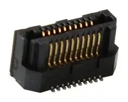 SAMTEC LSS-110-03-F-DV-A Mezzanine Connector, Hermaphroditic, 0.635 mm, 2 Rows, 20 Contacts, Surface Mount