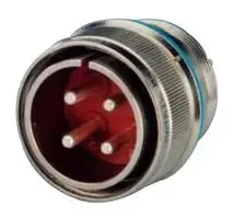 AMPHENOL INDUSTRIAL MS3106A14S-6P Circular Connector, MIL-DTL-5015 Series, Straight Plug, 6 Contacts, Solder Pin, Threaded, 14S-6