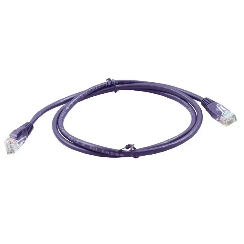 Booted Cat5e RJ45 Patch Lead length 1 Mt Purple 003-3NB4-010-08C