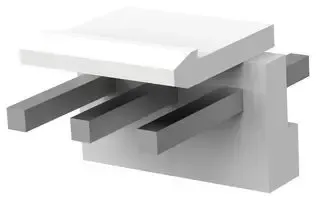 TE CONNECTIVITY 1-1123723-3 Pin Header, Wire-to-Board, 3.96 mm, 1 Rows, 3 Contacts, Through Hole Straight, Economy Power