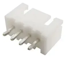 JST  B4B-XH-A (LF)(SN) Pin Header, Vertical, Wire-to-Board, 2.5 mm, 1 Rows, 4 Contacts, Through Hole Straight, XH