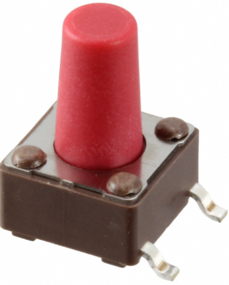 Apem ADTSM65RVTR Tactile Switches SW TACT SPST 0.05A 12VDC