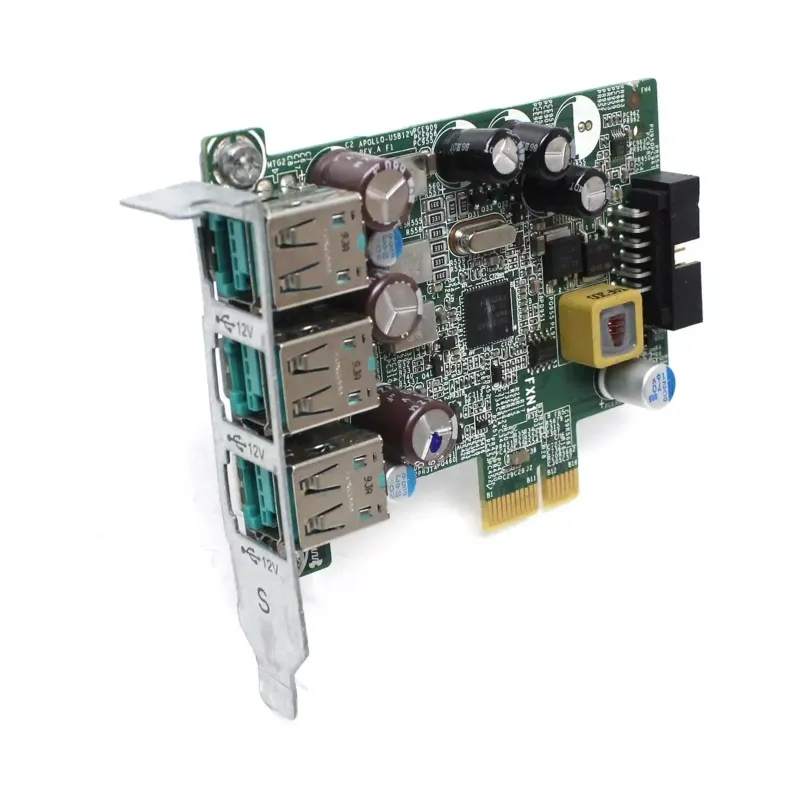 HP Engage L22185-001 3-Port USB+PWR 12V Card PoweredUSB Adapter PCI-E x1