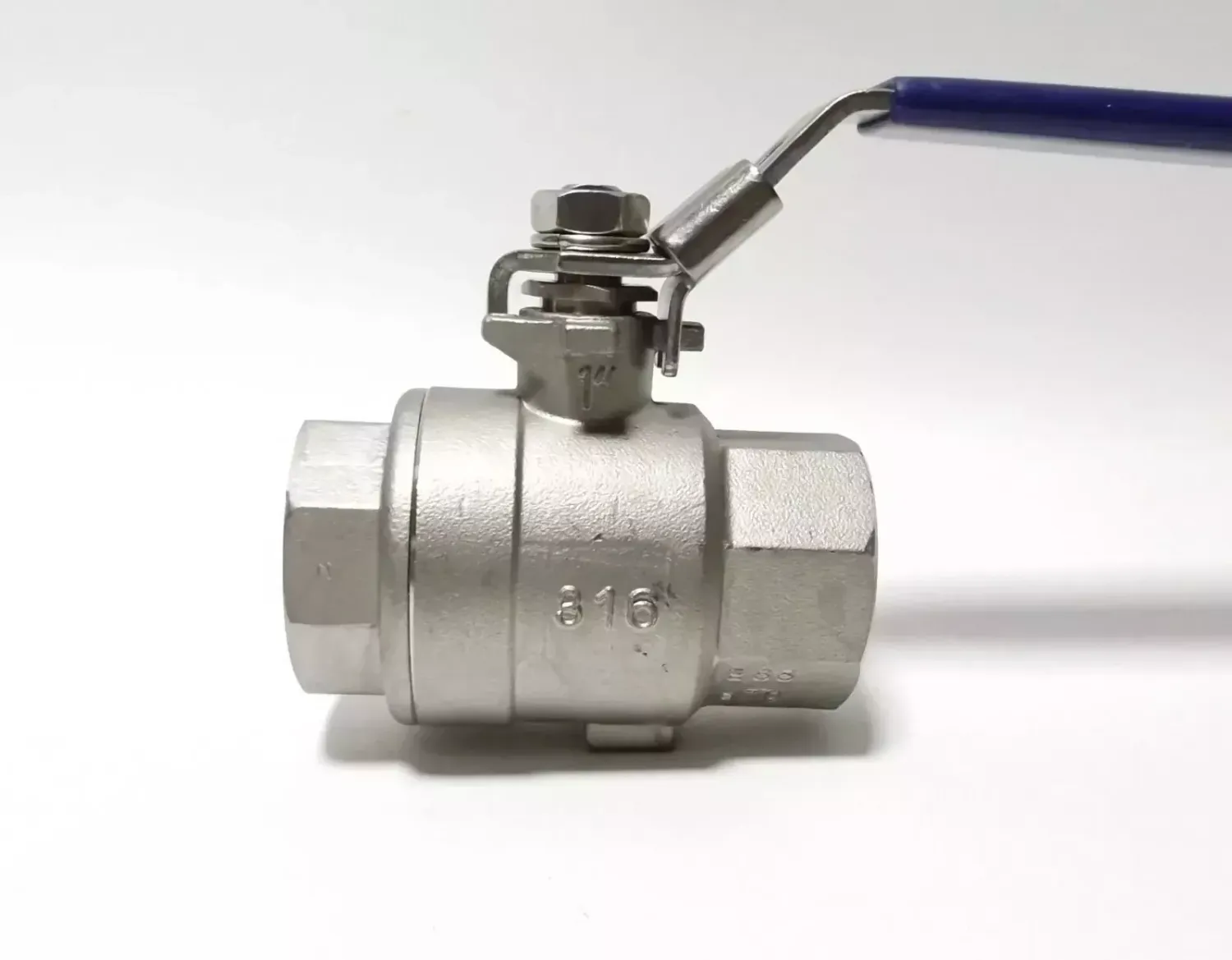 316 Stainless Steel 1" Full Port Ball Valve, NPT Female x Female Thread,1000 WOG