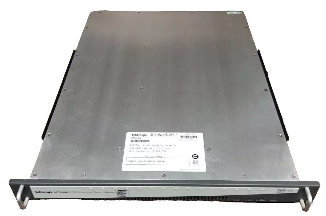 Used Tektronix MTM 400 MPEG Transport Stream Monitor