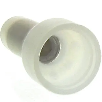 TE Connectivity Closed End Splice Connector, Natural, Insulated, Tin 22 → 14 AWG Pack of 100