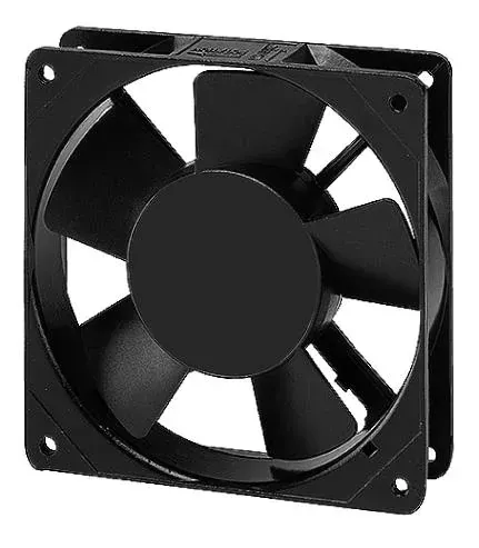 AC Axial Fan, 120 x 120 x 25mm, 91.8m³/h, 11.5W, 115 V ac