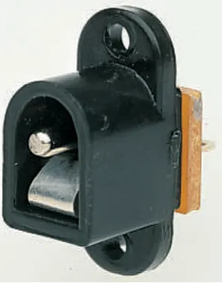 Chassis mount DC power skt,2.1mm 1A 12V Pack of 10