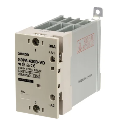 Omron G3PA-430B-VD-2 12-24VDC Series Solid State Relay, 30 A Load, DIN Rail, Surface Mount, 480 V ac Load
