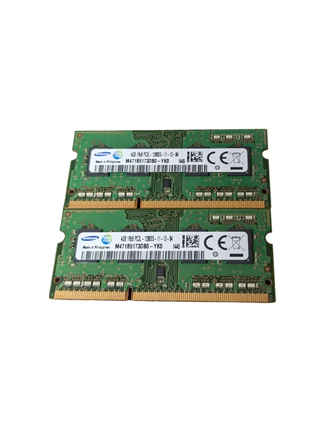 Samsung 4GB 1Rx8 PC3L-12800S-11-13-B4 x 2
