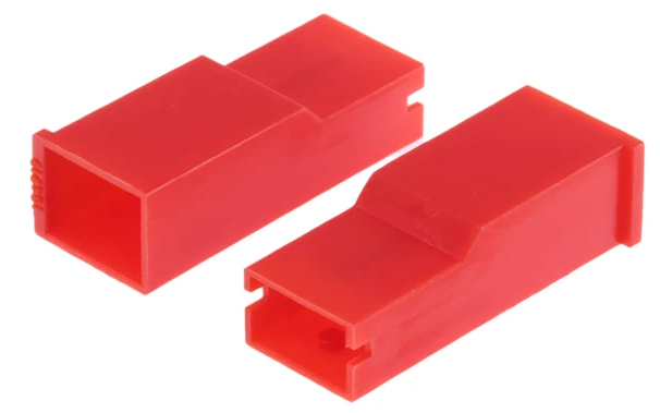 TE Connectivity, Positive Lock .250 1 Way Crimp Terminal Housing Pack of 42