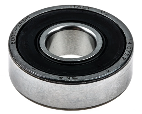 SKF 6000-2RSH Single Row Deep Groove Ball Bearing- Both Sides Sealed 10mm I.D, 26mm O.D