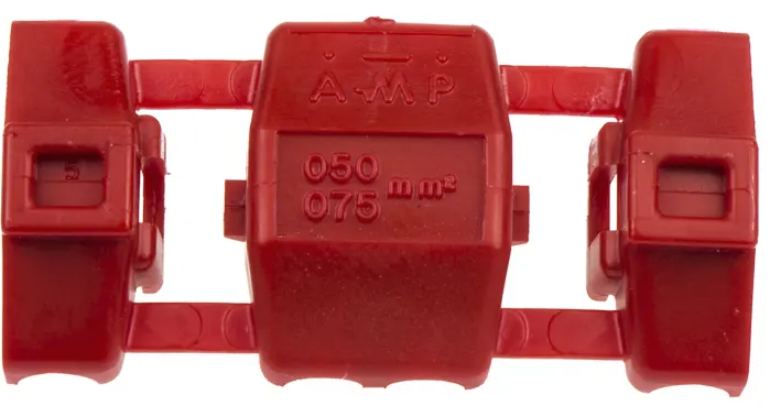 TE Connectivity Tap Splice Connector, Red, Insulated, Tin 20 → 18.5 AWG