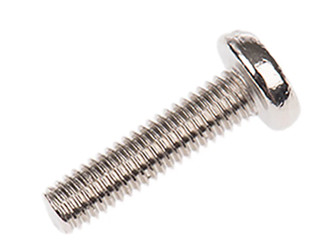 RS PRO Slot Pan Brass Machine Screws DIN 85, M3x12mm Pack of 100