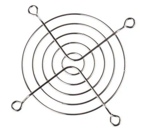Sunon FG-08 Series Steel Finger Guard for 80mm Fans, 71mm Hole Spacing, 80 x 80mm