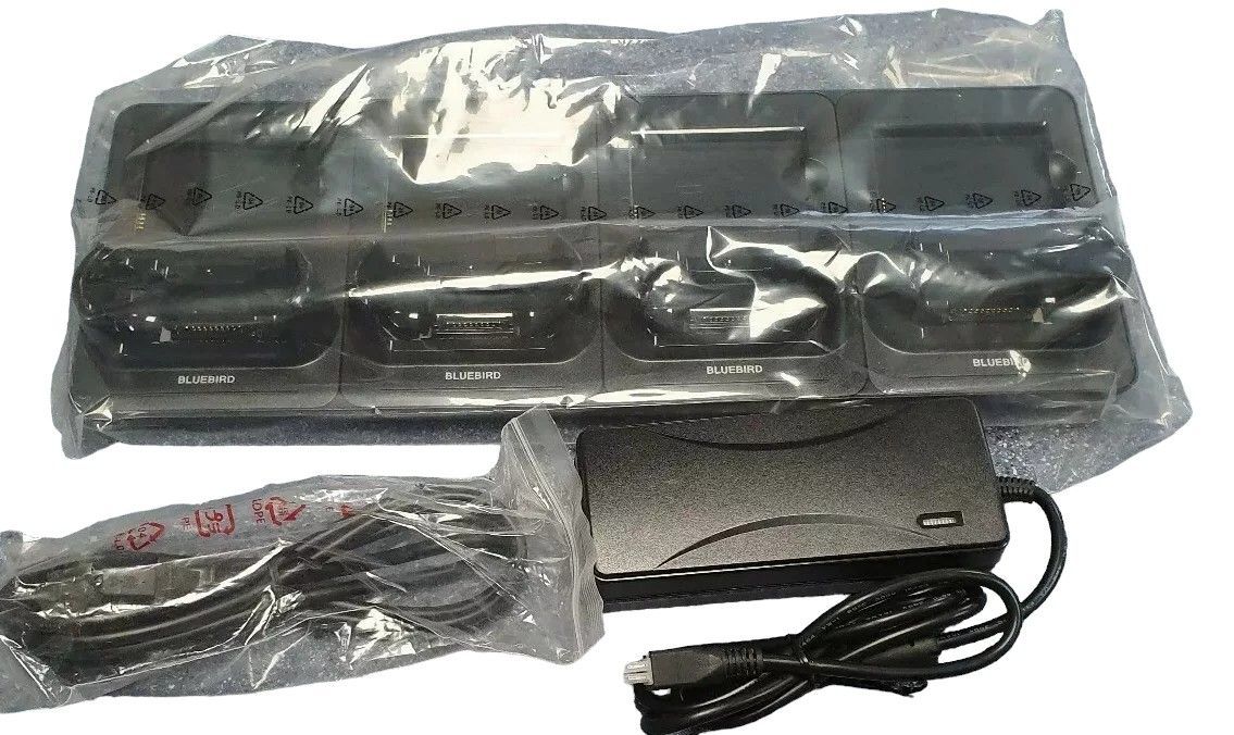 Brand New BLUEBIRD 4SC-EF500R 4 Port Barcode Scanner Charging Cradle