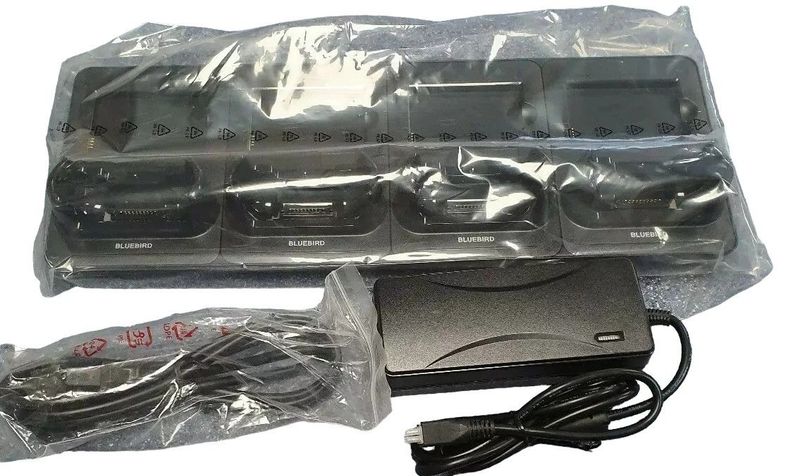 Brand New BLUEBIRD 4SC-EF500R 4 Port Barcode Scanner Charging Cradle