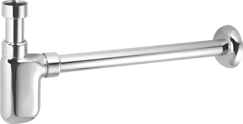 McAlpine A32UK-CP CP Brass Basin Kit with Bottle Trap