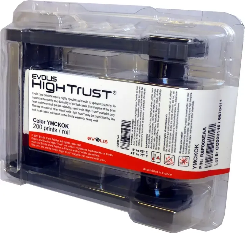 High Trust R6F003EAA Color YMCKO 200 prints