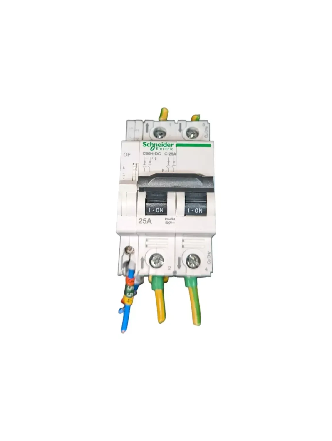 Schneider C60H-DC C 25A 2 poles - 25 A - C curve