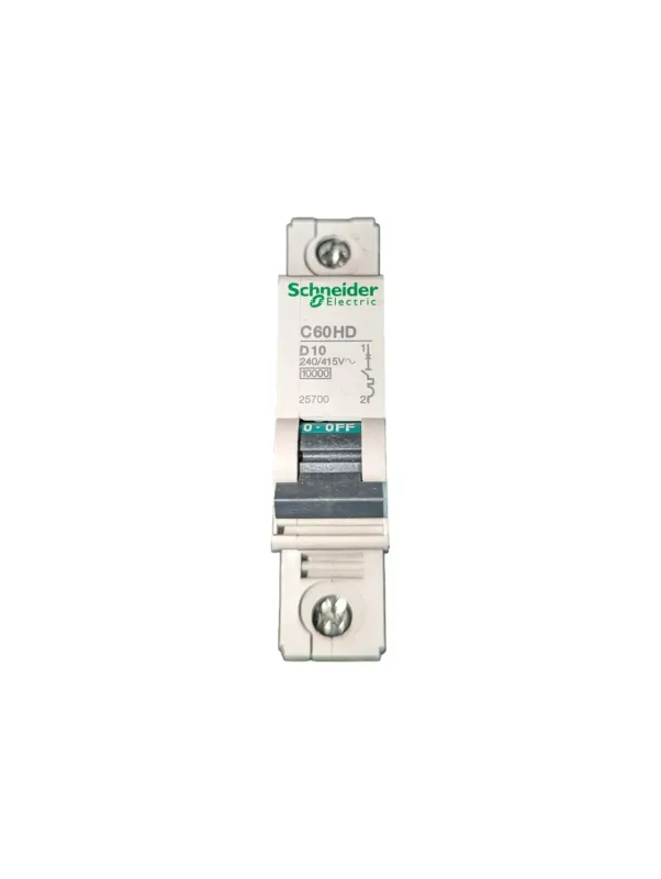 Schneider C60HD D10 1P 10A D-Curve