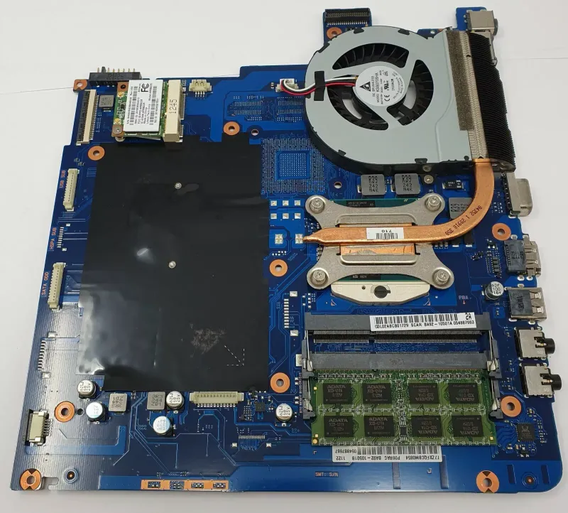 Used Samsung NP300E5C Motherboard, i3, 4GB DDR3 RAM and WiFi Card