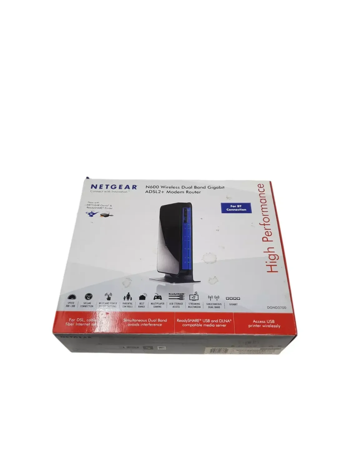 Netgear N600 Wireless Dual Band Gigabit DSL Modem Router