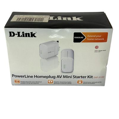 D-Link Powerline Homeplug AV Kit DHP-31AV D-Link Powerline Homeplug AV Kit DHP-31AV