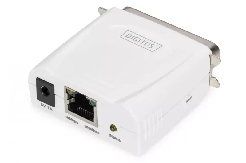 DIGITUS Fast Ethernet Print Server, Parallel (DN-13001-1)