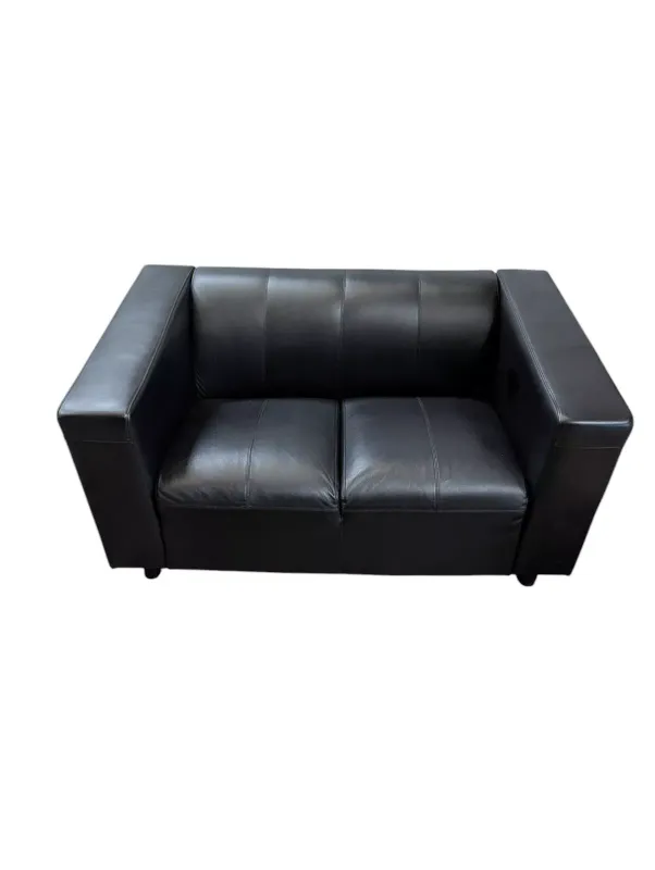 Leather Sofa Chair 54" x 32" x 27".