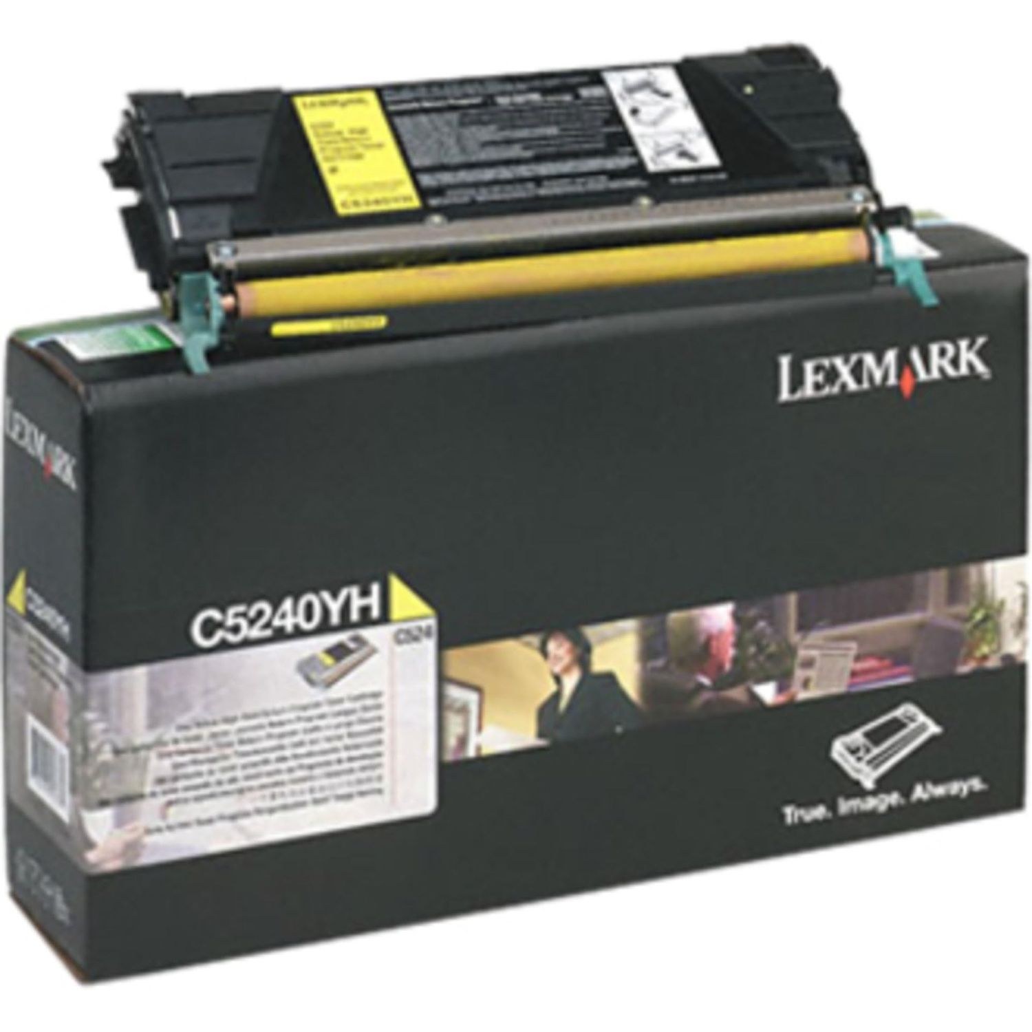 Genuine Lexmark C5240YH Yellow Toner Cartridge