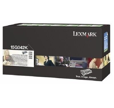 Genuine Lexmark 15G042K Black Toner Cartridge