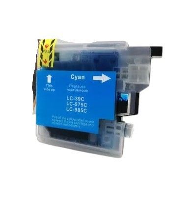 Compatible Brother LC-39/975/985 Cyan Ink Cartridge Compatible Brother LC-39/975/985 Cyan Ink Cartridge