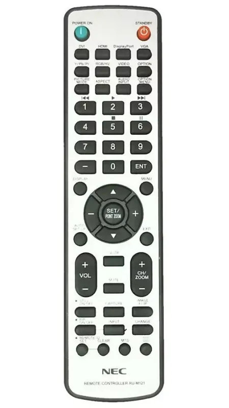 NEC RU-M117 Remote Control