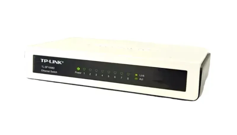 TP Link 8 Port 10/100 Mbps Switch TL-SF1008D 9V 0.6A