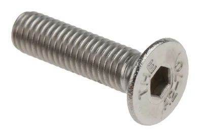 RS PRO Plain Stainless Steel Hex Socket Countersunk Screw, ISO 10642, M5 x 20mm Pack of 50 RS PRO Plain Stainless Steel Hex Socket Countersunk Screw, ISO 10642, M5 x 20mm Pack of 50