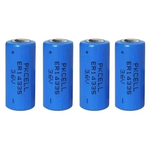 PKCELL ER14335 1650mAh 3,6V Batteries 4 Pack