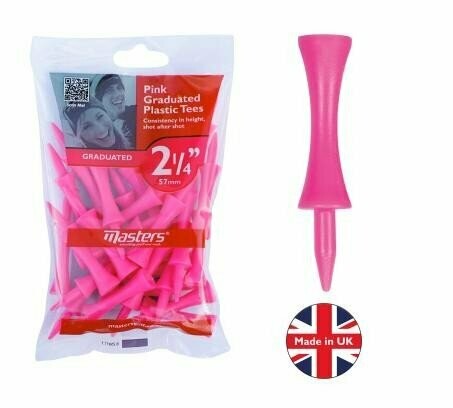Tees graduados Rosa - 57 mm