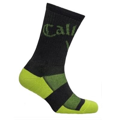 CALLAWAY - Par de Calcetines Performance Sock de Callaway GOLF - Color Negro/Lima - Talla L/XL